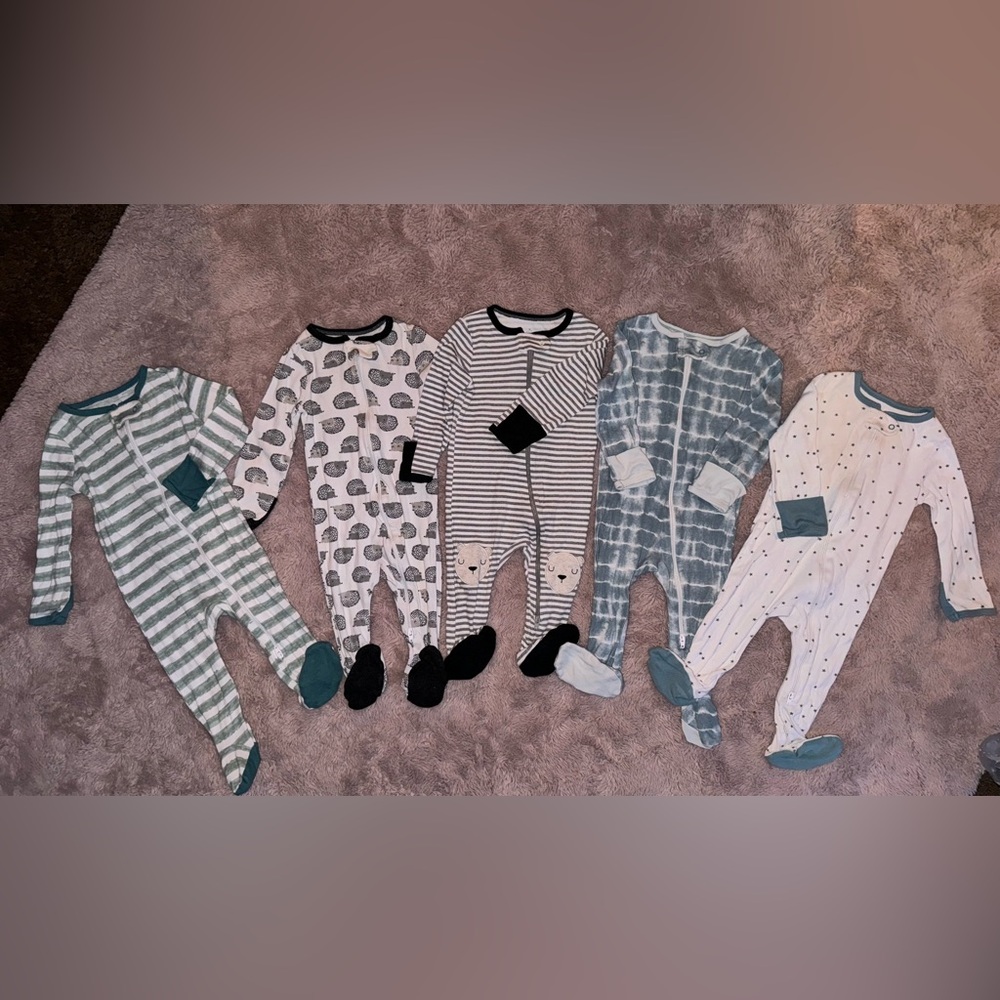 Boys 6-9 months cloud island footies